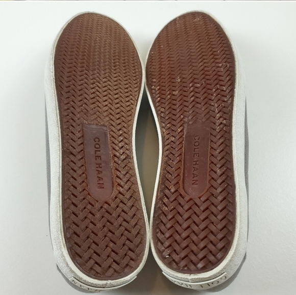 Cole Haan Gray Canvas Loafers - Picture 7 of 8